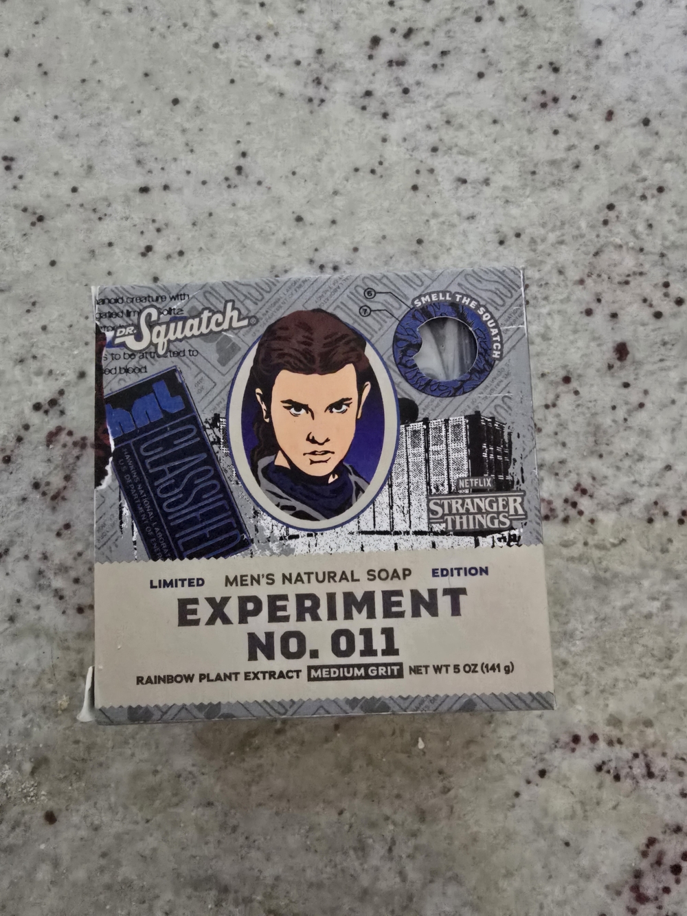 Stranger Things Experiment No. 011 Men's Natural Soap - Gray/Beige